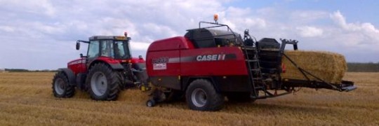 The new Case LB433 baler - awesome!